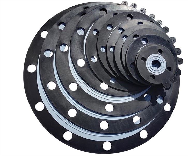 Junta de brida de goma PTFE